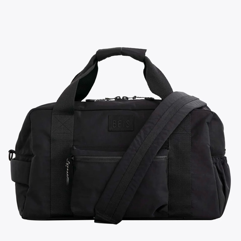 BEIS Sport Duffle Backpack in Black